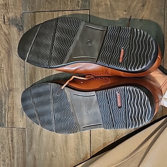 AWRSOME GLOBALWIN TAN OXFORD DRESS SHOES - Picture 4 of 12